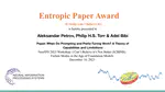 Outstanding Paper Award; Entropic Paper Award in NeurIPS23 workshop